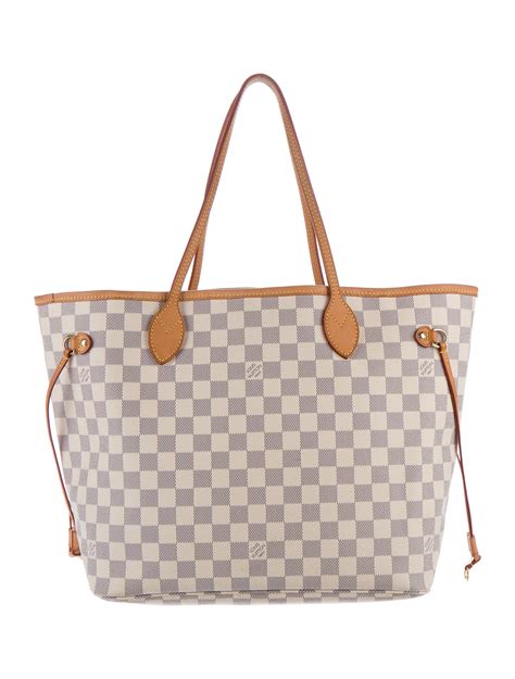 lv neverfull damier azur reviews|louis vuitton damier azur crossbody.